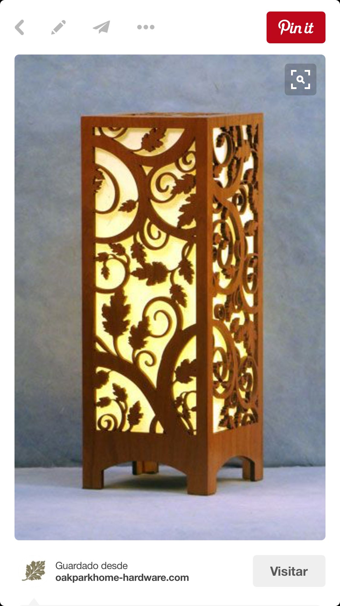 Lifestyle Glory Brand 3D Laser Cutting Wooden Lamp