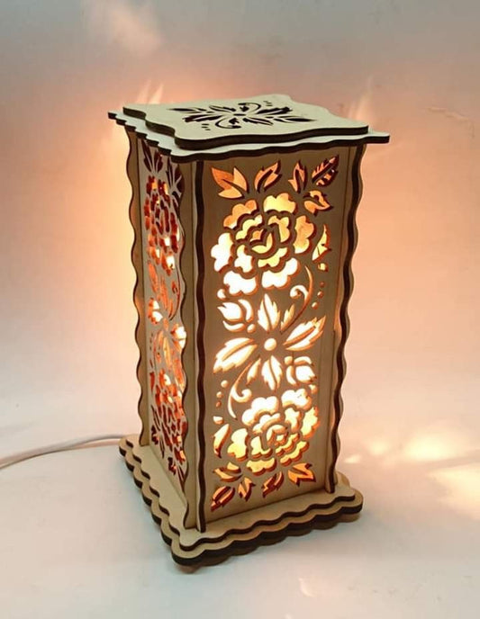 Lifestyle Glory Brand 3D Laser Cutting Wooden Lamp
